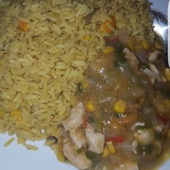 Chicken gravy A picture of Chicken gravy.