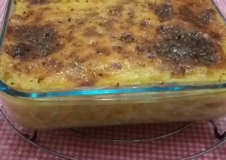 Cara Gampang Menyiapkan Macaroni panggang cheezy aka mac and cheese yang Lezat Sekali