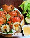 秋天必吃-清蒸大閘蟹