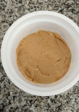 Una foto de Pasta de maní keto