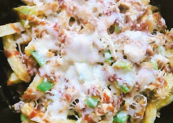 Step-by-Step Guide to Make Perfect Chicken Pizza fries