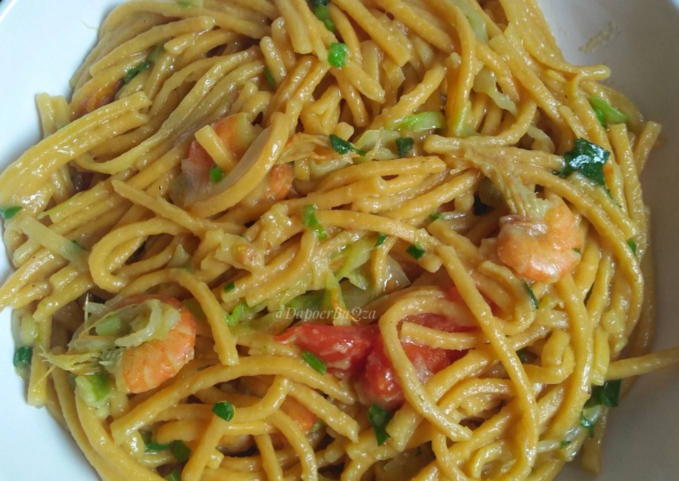 Mie Lidi goreng simple