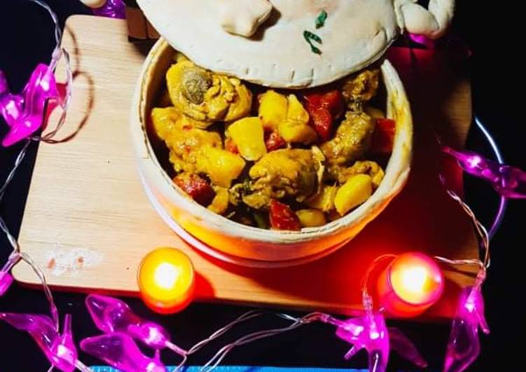 Recipe of Perfect Chicken stew in edible pot