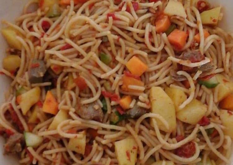 Easiest Way to Cook Awsome Spaghetti #Kadunastate | So Tasty Food Recipe From My Kitchen