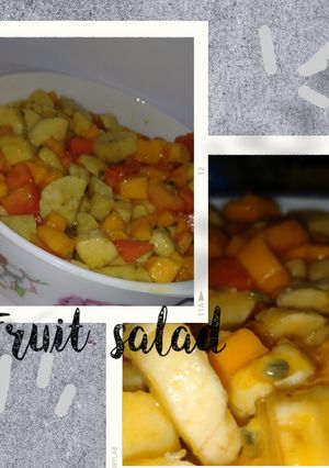 A picture of Fruit salad.