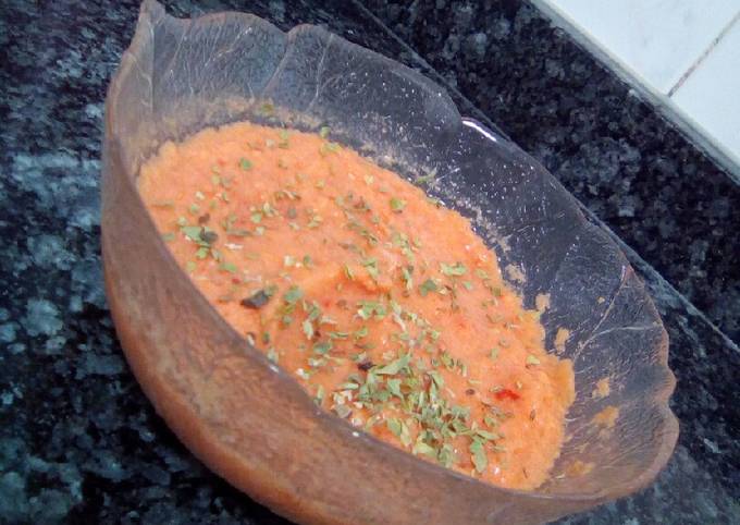 Salsa tumaca Receta de Vegetarianos y veganos- Cookpad