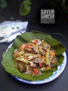 Foto resep Sayur Campur Pindang Presto