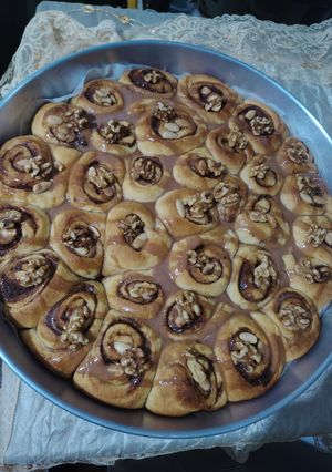صورة لوصفة سينابون بالقرفة والسكر