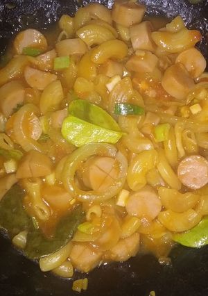 Foto resep Makaroni sosis asam manis
