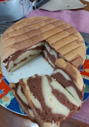 Foto resep Ogura zebra with cochonut milk