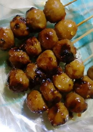Foto resep Bakso Bakar Pedas Manis