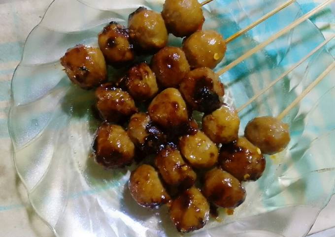 Resep Bakso Bakar Pedas Manis Oleh Krista Cookpad