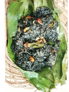 Foto resep Nasi Bakar Cumi Hitam