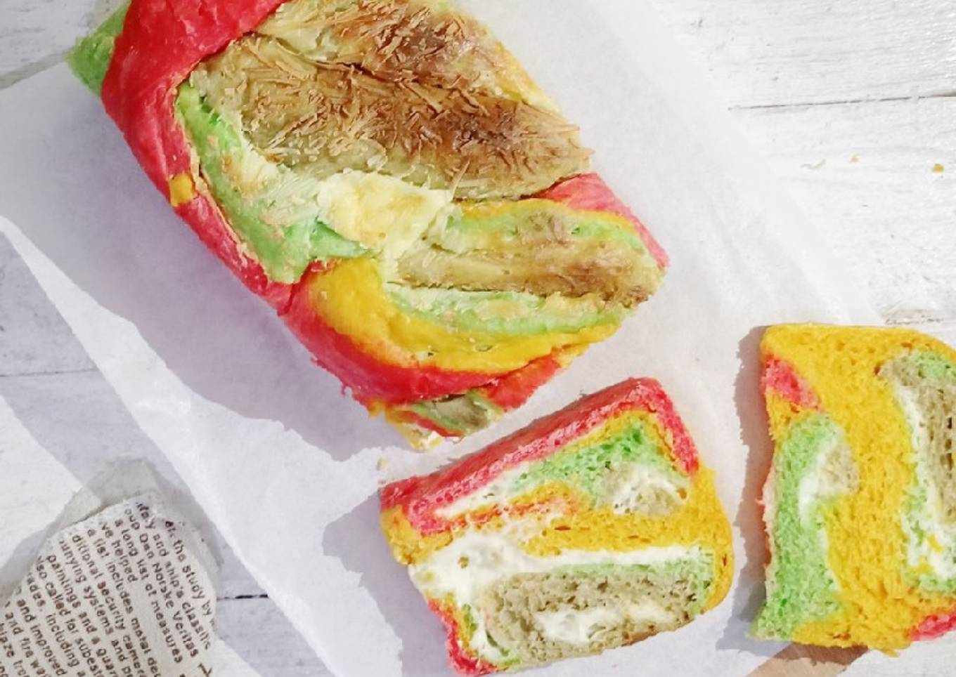 Cheese Rainbow Babka