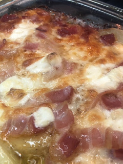 Una foto de Papas con tocino al Horno con el toque Sonorense