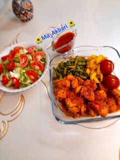 عکسی از دستور 🌱خوراک مرغ و سبزیجات
