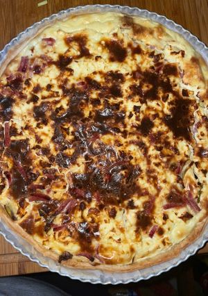 Une photo de Quiche au poireau et feta