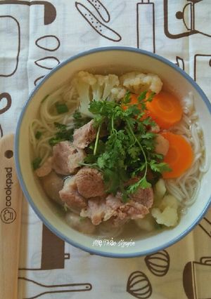 Hình của món Bún Nước Lèo.