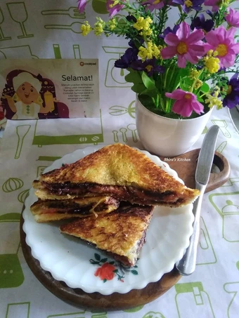 Langkah Mudah untuk Membikin Resep Roti Bakar Isi Selai Berry Coklat Keju yang Bikin Ngiler Anti Ribet, Uenak Banget