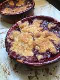 Strawberry Crumble with Wheat Germ