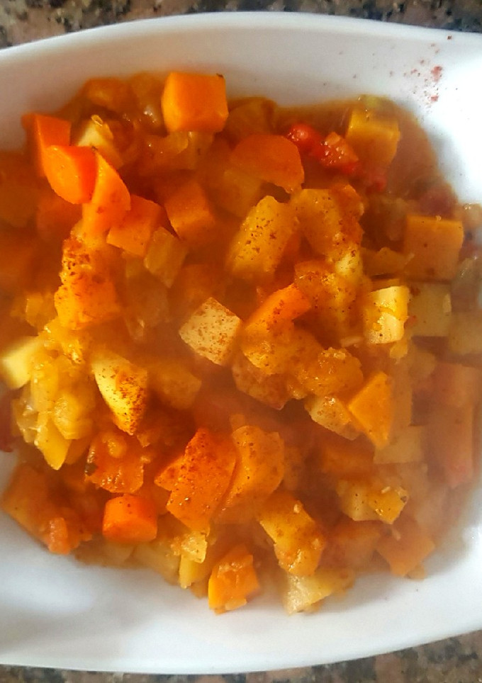 Una foto de Verduras, solamente guisadas