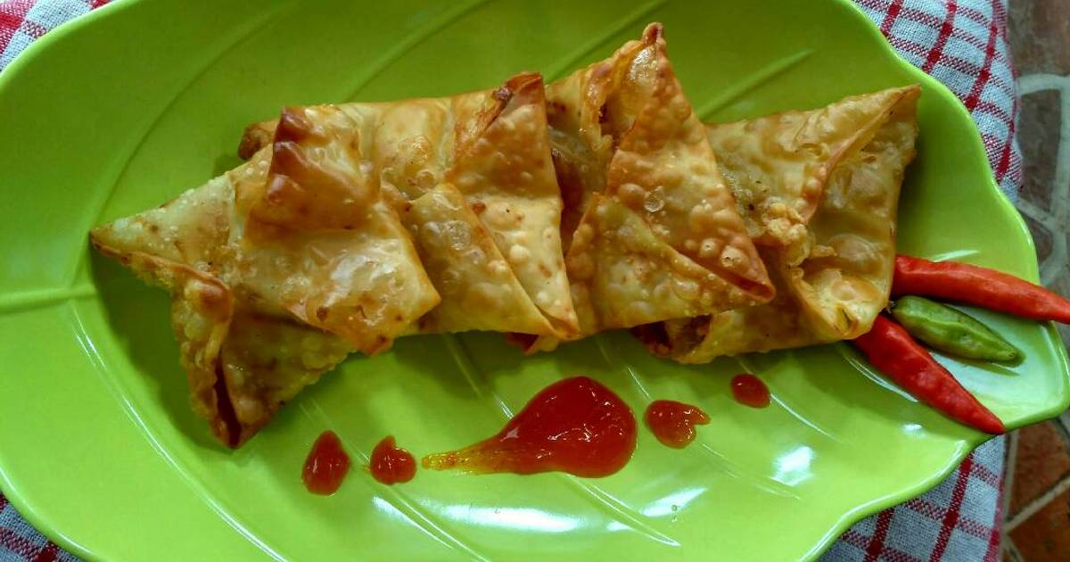 Resep Martabak Kulit Pangsit Sip Oleh Acciodish Cookpad