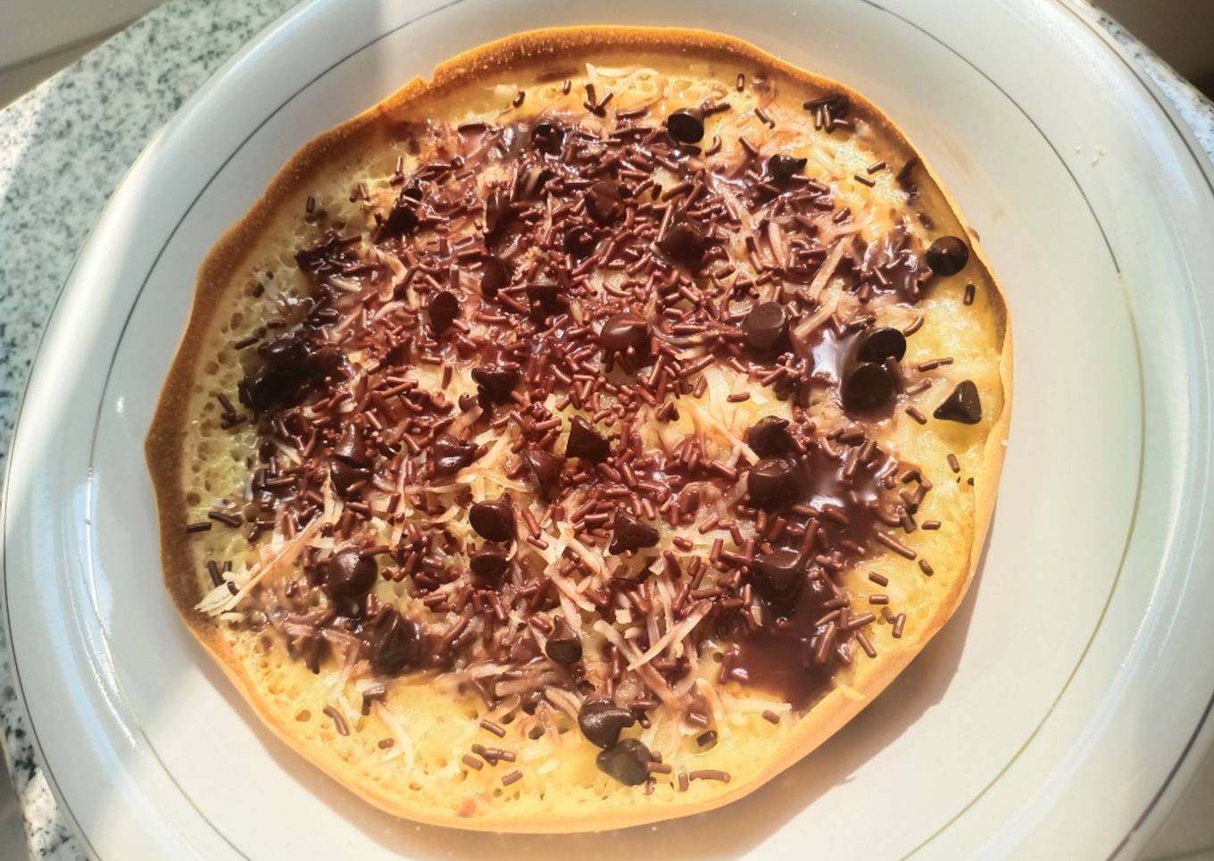 Martabak manis teflon