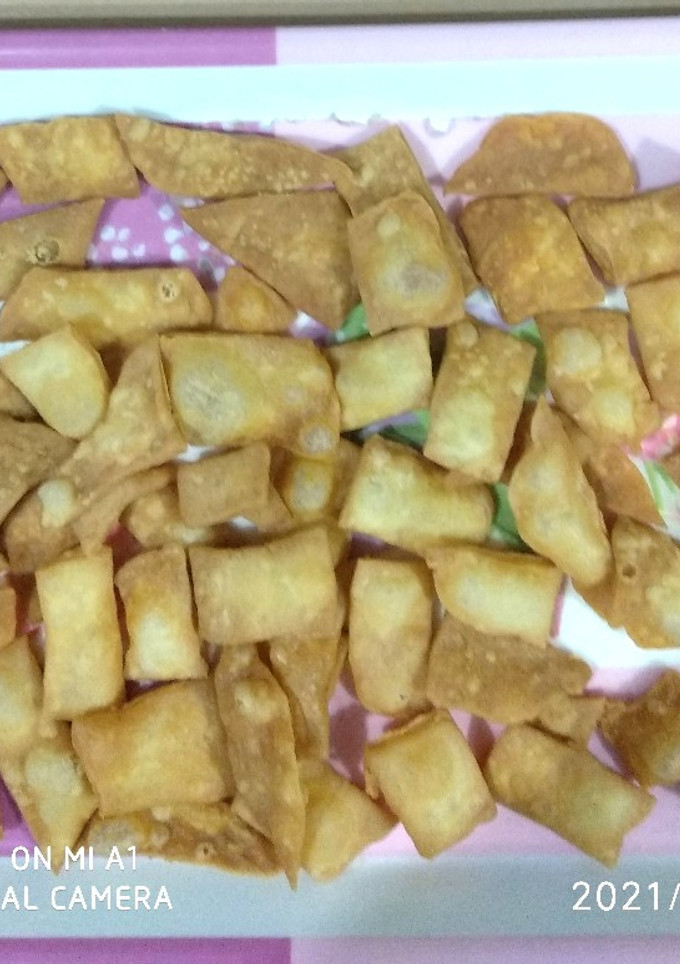 Foto resep Olahan Terigu, Masako & Margarin Jadi Cemilan Enak Rasa Keju