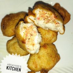 Stuffed kosai (akara) A picture of Stuffed kosai (akara).