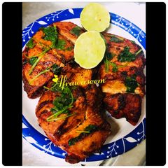 A picture of Smokey flavored tandoori chicken.