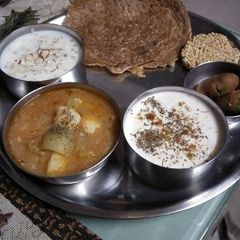 A picture of #Navratri special thaali.