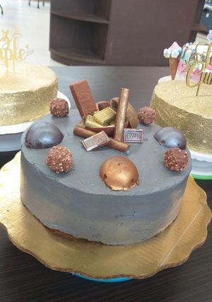 Una foto de Pastel de chocolate