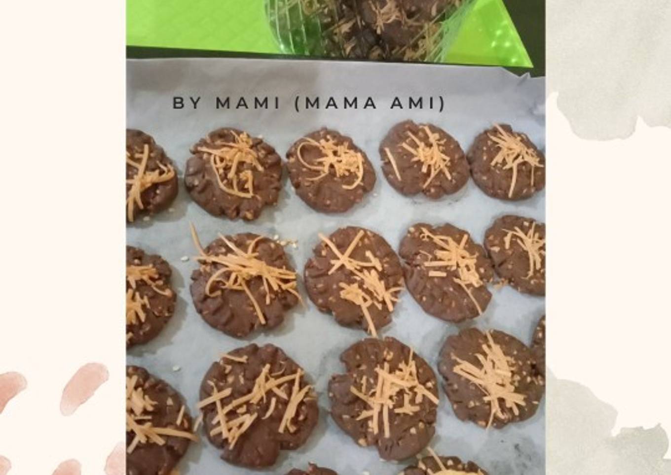 Coklat Mete Keju Cookies (Tanpa Telur)