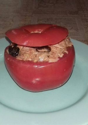 Una foto de Tomates rellenos de atún