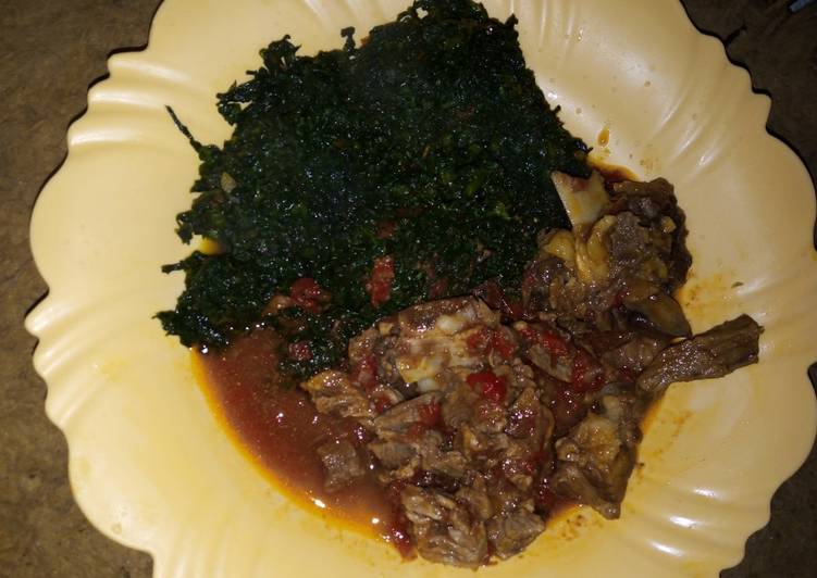 Beef stew with kienyeji #4 week challenge
