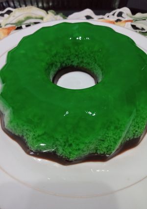 Foto resep 34. Puding Lumut Coklat simple