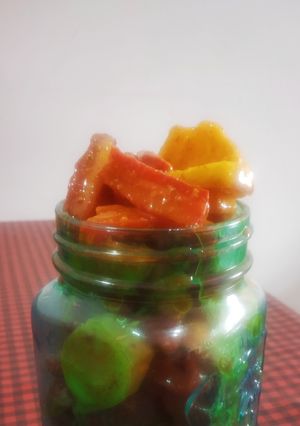 A picture of Gajar- kadam ka achaar.