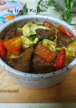 Foto resep 546. Tongseng Daging Sapi