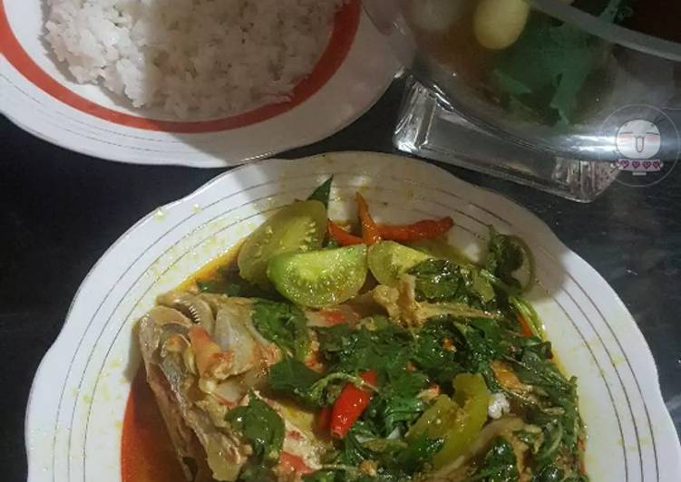 Bahan meracik Ikan kuah kuning khas Lezat