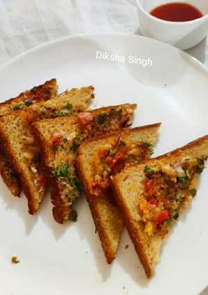 A picture of Malai sandwich.