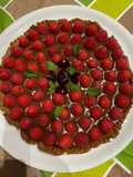 Crostata golosa al cioccolato con i lamponi