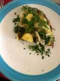 Frittata de papa y espinacas