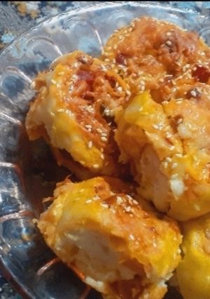 عکسی از دستور پیتزا رولی 😋