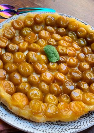Une photo de ☆Tarte Tatin Menthe Mirabelle☆