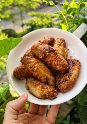 Hình của món Cánh gà sốt bơ tỏi.
