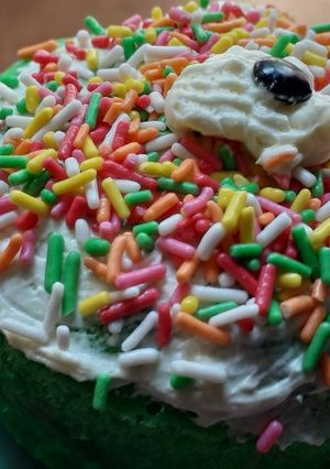 Foto resep Brownies Pandan Kukus