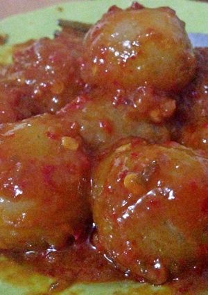 Foto resep Cilok bumbu merah merona