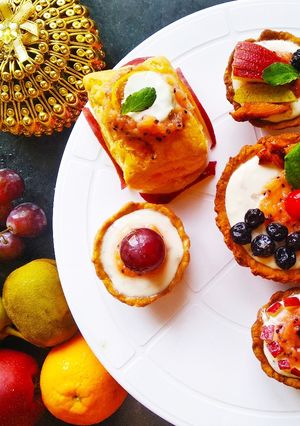A picture of Baked Yogurt Fruits Tart.