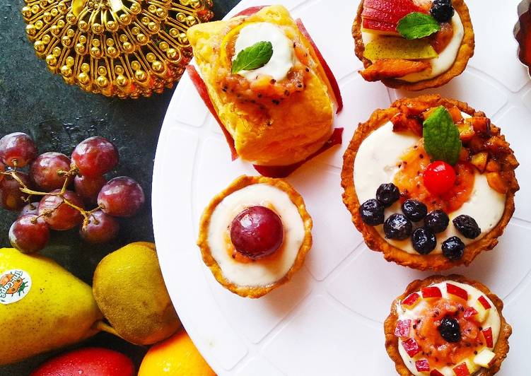 Step-by-Step Guide to Prepare Super Quick Homemade Baked Yogurt Fruits Tart