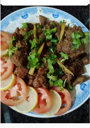 A picture of Beef karahi.